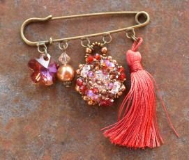 broche Swarovski kristal