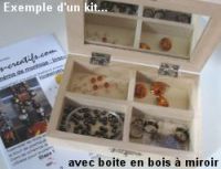 Juwelenkit in houten geschenkdoos