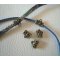 Filigraan bronzen bedels x 5