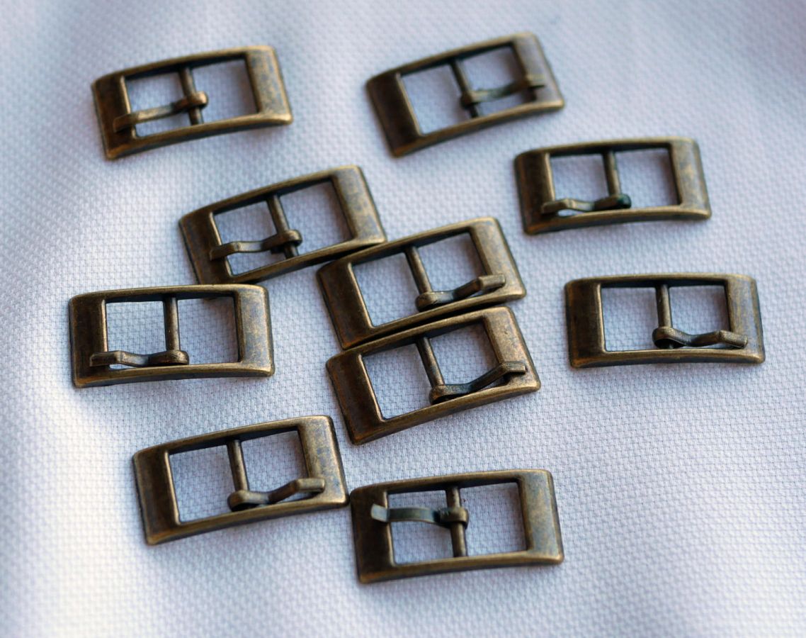 Antiek bronzen gespen voor 8mm riem stijl armband x 5