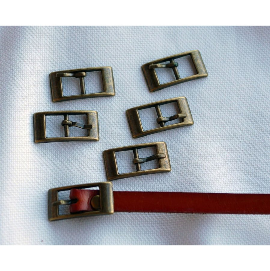 Antiek bronzen gespen voor 8mm riem stijl armband x 5