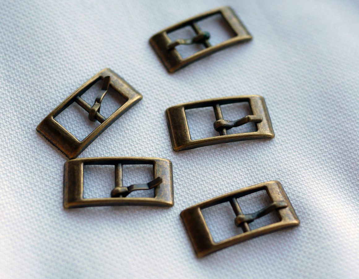 Antiek bronzen gespen voor 8mm riem stijl armband x 5