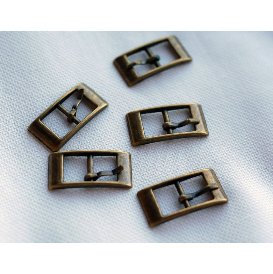 Antiek bronzen gespen voor 8mm riem stijl armband x 5