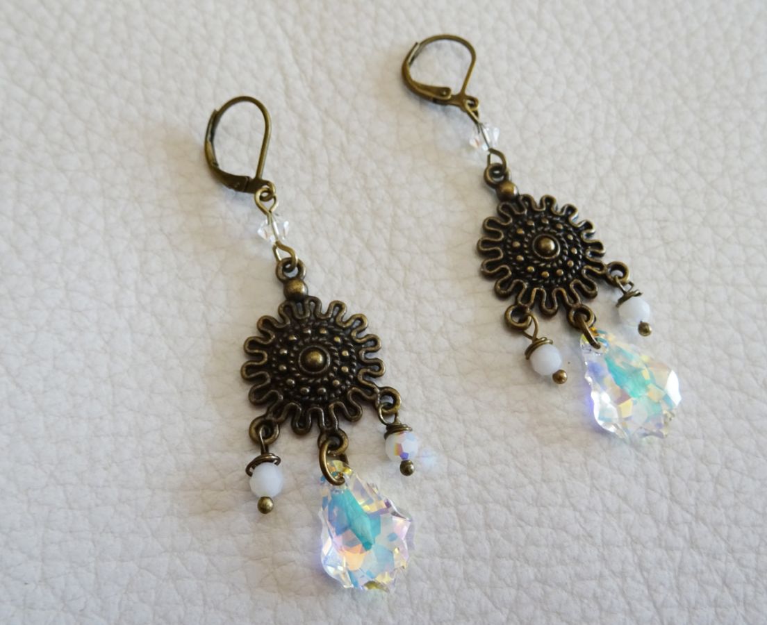 Boheemse Swarovski Kristallen Oorbellen