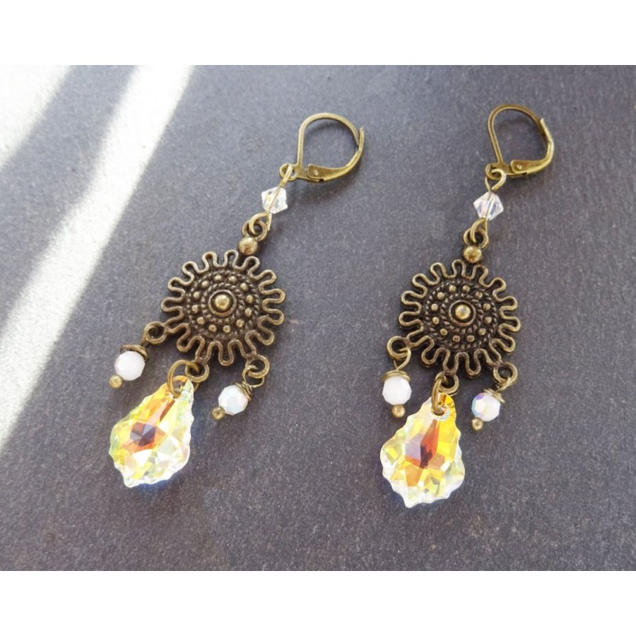 Boheemse Swarovski Kristallen Oorbellen