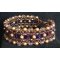 Notice bracelet Latitude Prune