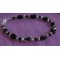 Armband Zwarte Agaten &amp; Swarovski kristal 