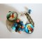 Jezus en Maria cabochon armband aan ketting