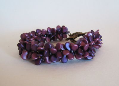 Pip Burgundy Duo Kralen Armband Kit