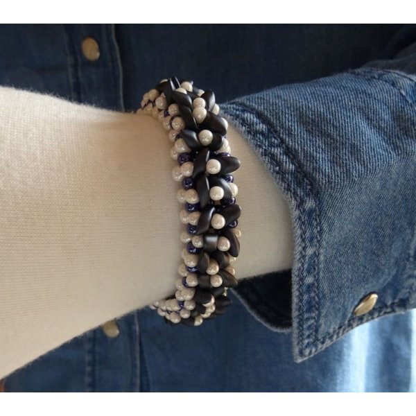 Bracelet Magatama Bleu en kit