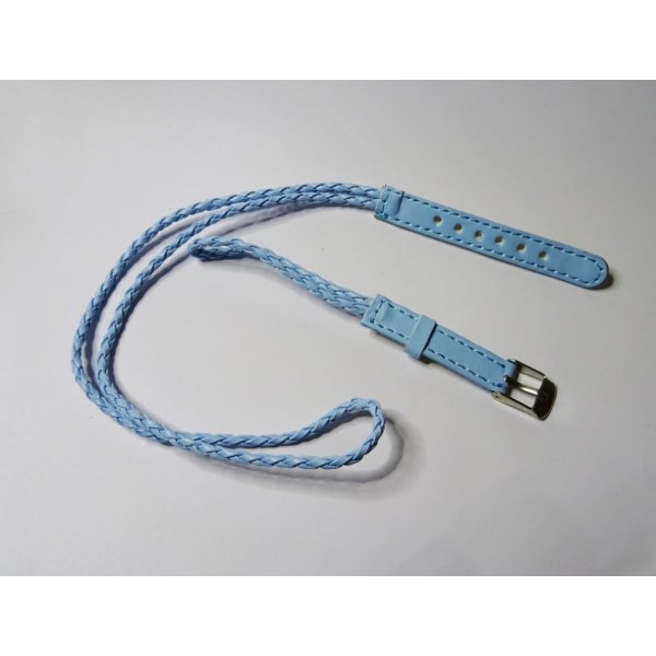 Bracelet montre tress&eacute; ciel