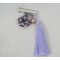 Andros Paarse Pompon Broche