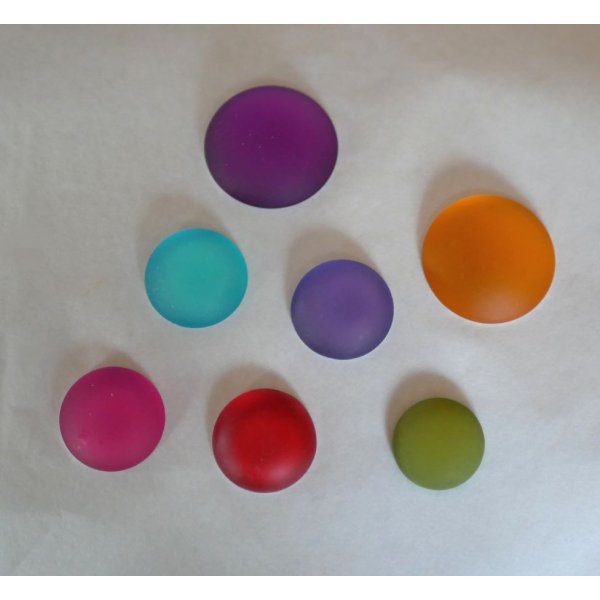 Cabochon Luna Zachte Topaas diameter 24mm