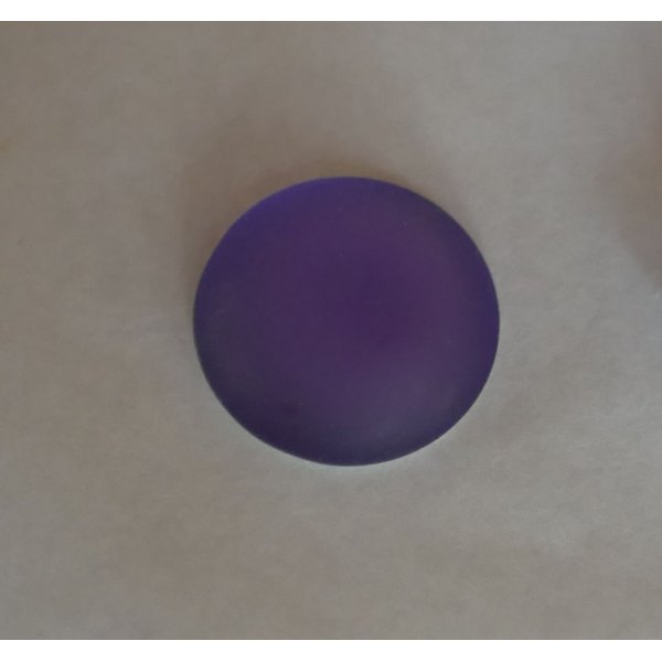 Cabochon Luna Zachte paarse tanzaniet diameter 18mm