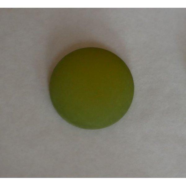 Polaris cabochon groen Olivijn diameter 16mm