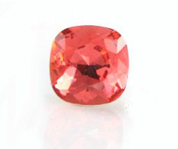 Swarovski cabochon vierkant 12mm Padparadscha