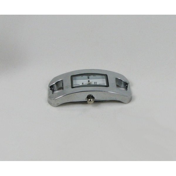 Rechthoekige zilveren wijzerplaat, moderne stijl