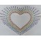 Veelkleurig strass hart