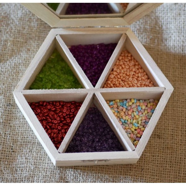 Coffret bois &agrave; personnaliser Superduos en 6 coloris