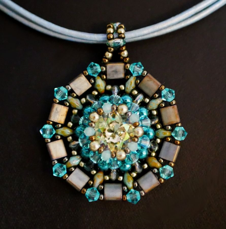 Hanger ketting Twina Turquoise groen