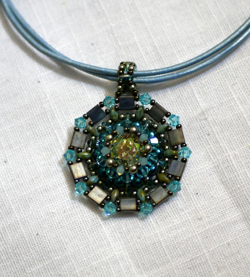 Hanger ketting Twina Turquoise groen