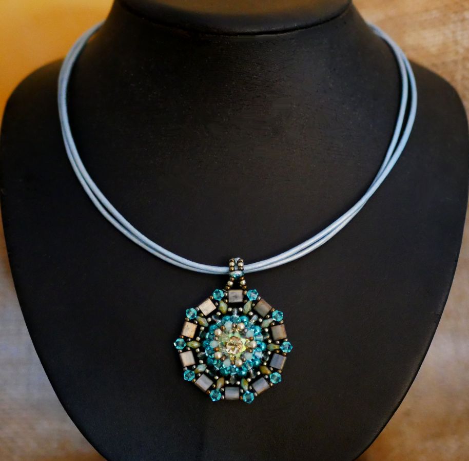 Hanger ketting Twina Turquoise groen