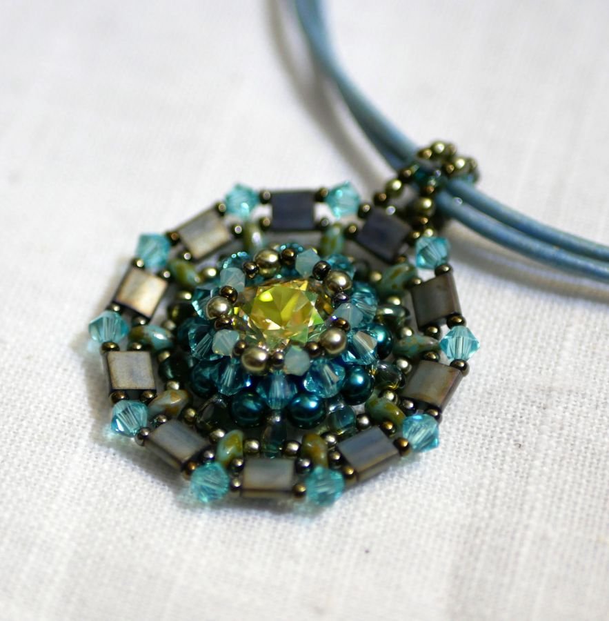 Hanger ketting Twina Turquoise groen