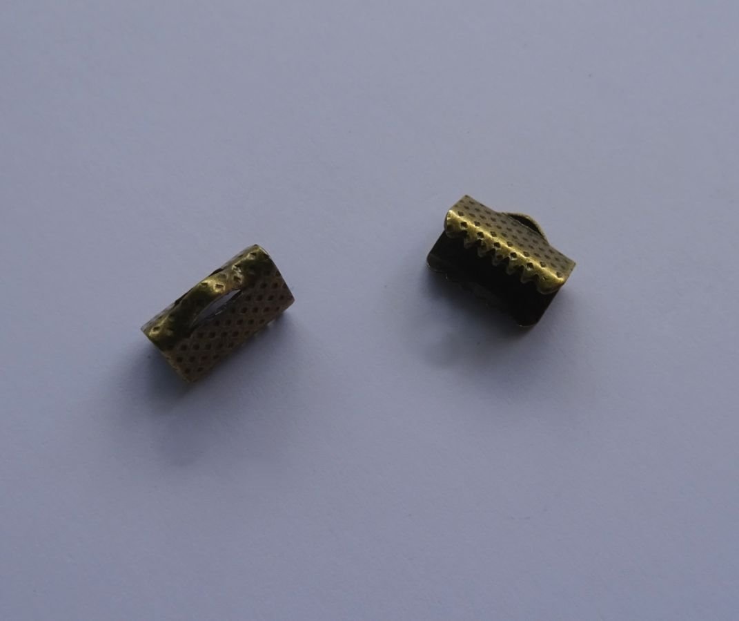 Eindkappen brons 10 mm x 2