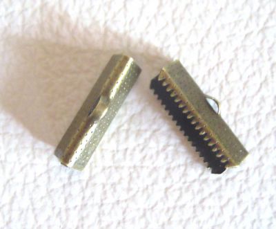 Eindkappen brons 20 mm x 2