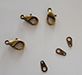 Antiek bronzen karabijnsluiting set x3
