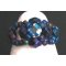 Facet 3mm Blauw Iridescent x 20