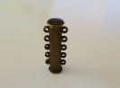5 rij magnetische bronzen gesp 30mm 