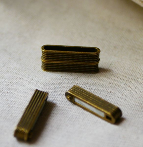 Magneetsluiting verouderd brons 32 mm