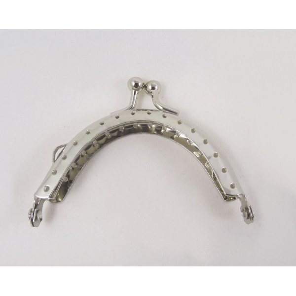 Zilveren portemonnee sluiting 7 cm