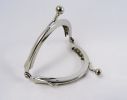 Zilveren portemonnee sluiting 7 cm