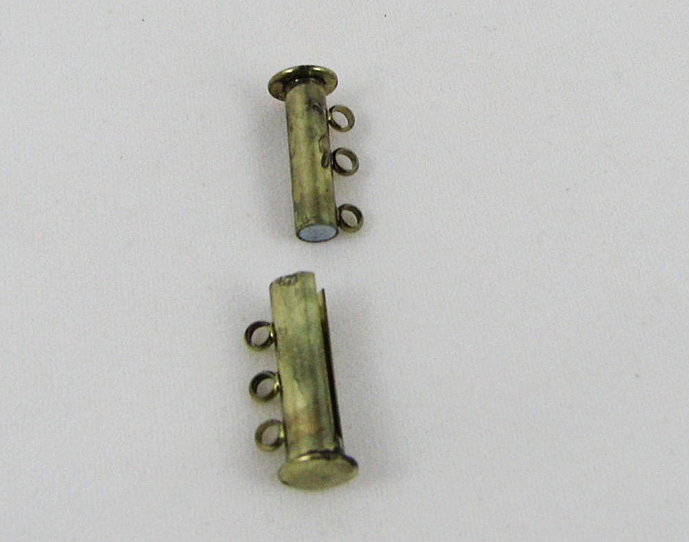 3 rij magnetische bronzen gesp 20mm 
