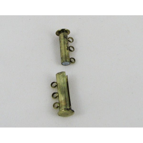 3 rij magnetische bronzen gesp 20mm 