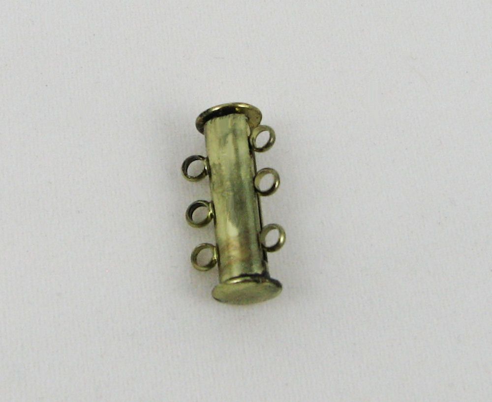 3 rij magnetische bronzen gesp 20mm 