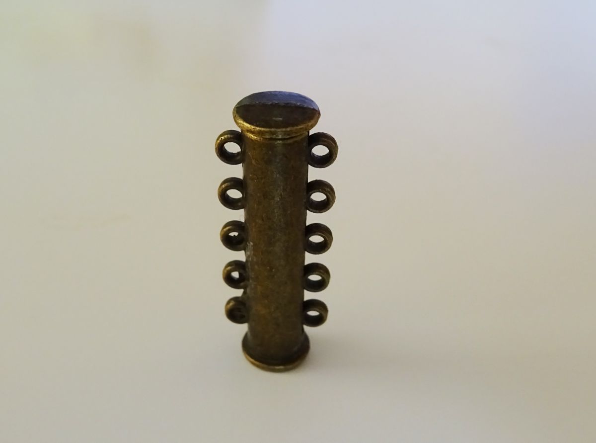 5 rij magnetische bronzen gesp 30mm 