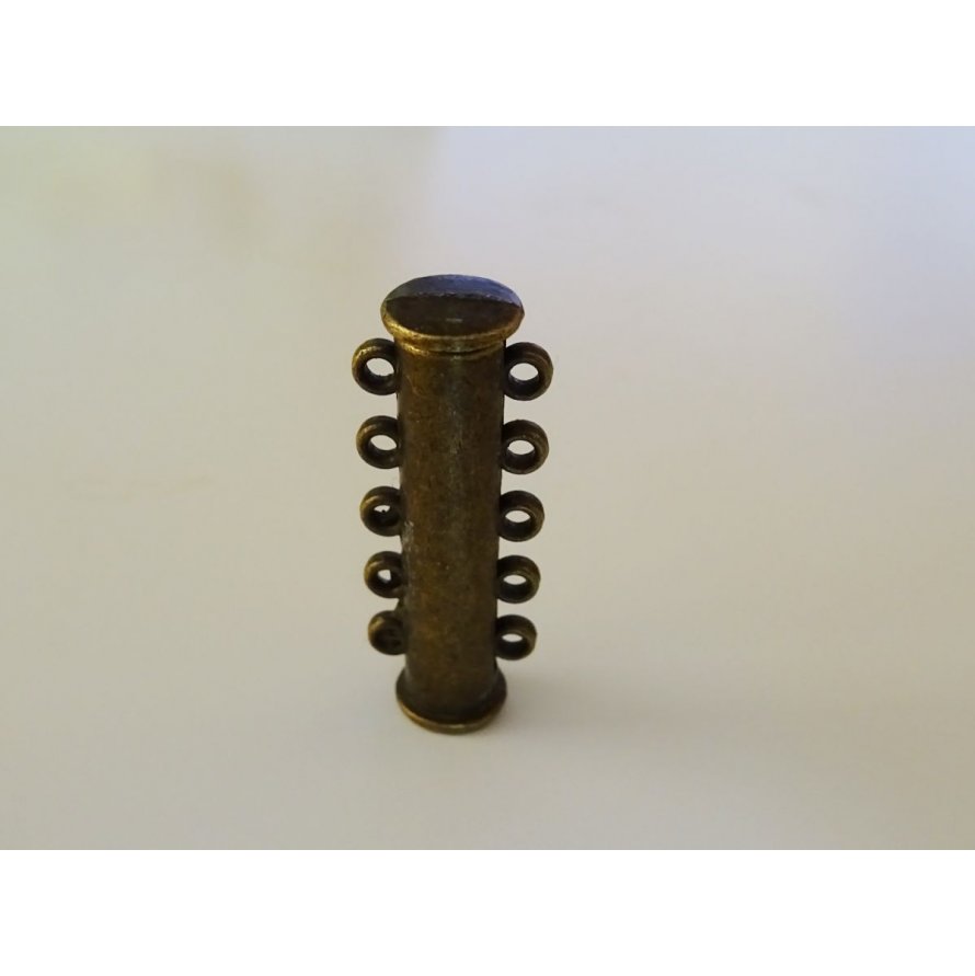 5 rij magnetische bronzen gesp 30mm 