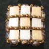 Vierkante ring kit Tila Beige