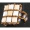 Vierkante ring kit Tila Beige