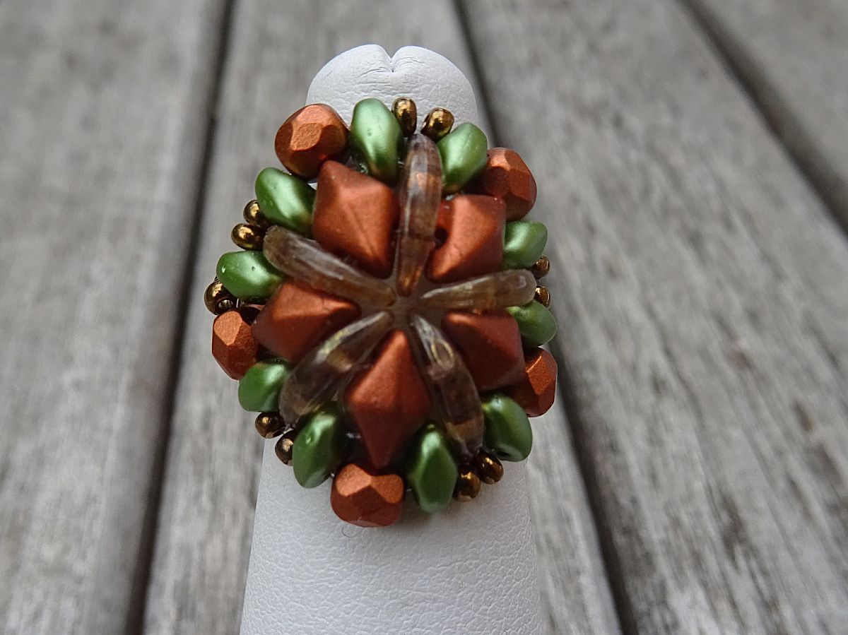 Chevron koperen ring kit