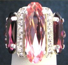 Kit bague Grande Balleny Amethyste/rose