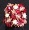Kit bague  perles et strass Addison rubis
