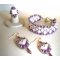 Silkade Ring Kit Wit &amp; Paars