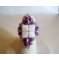 Silkade Ring Kit Wit &amp; Paars