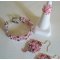 Zijdeachtige roze ring kit