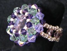 Kit bague Tinos violet doux