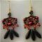 Notice boucles d'oreilles Dagos Framboise bronze